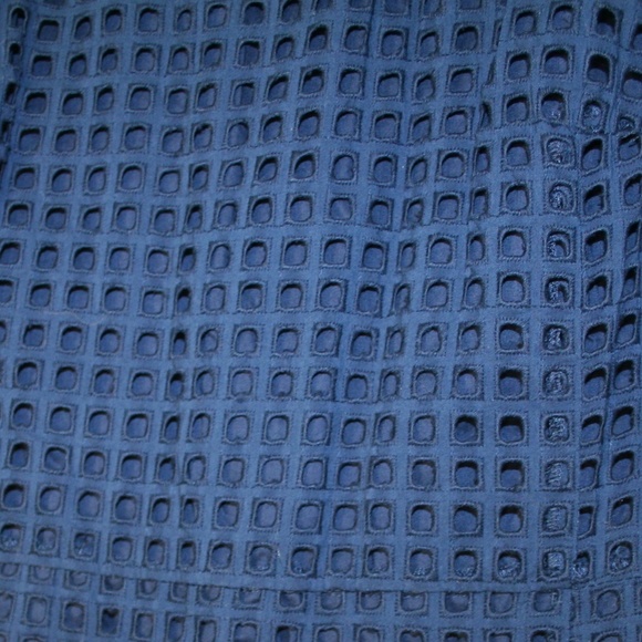 Madewell Eyelet Sun shade Navy Dress Sz 4 - Picture 7 of 7